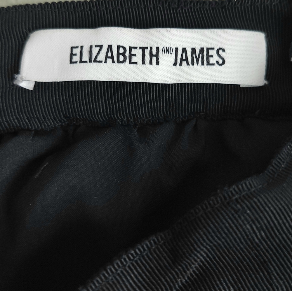 Elizabeth and James Everleigh Black Layered Tulle A-Line Tutu Style Midi Skirt - Picture 11 of 13